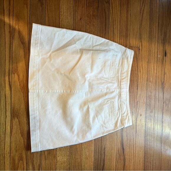 LOFT “Made with Love” White Denim Skirt | Classic Summer Style | Size 2 - Picture 6 of 8